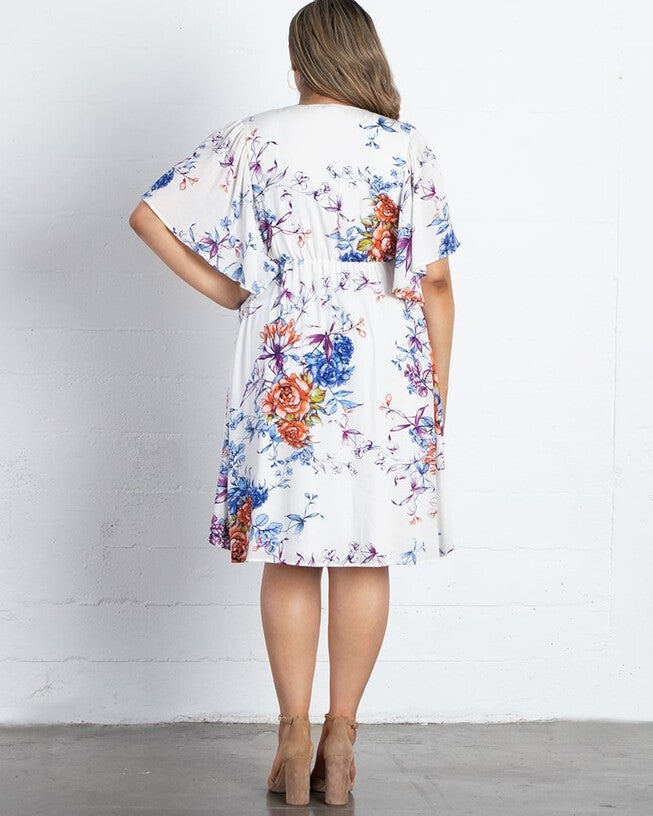 Florence Flutter Sleeve Dress, , alternate image number 3
