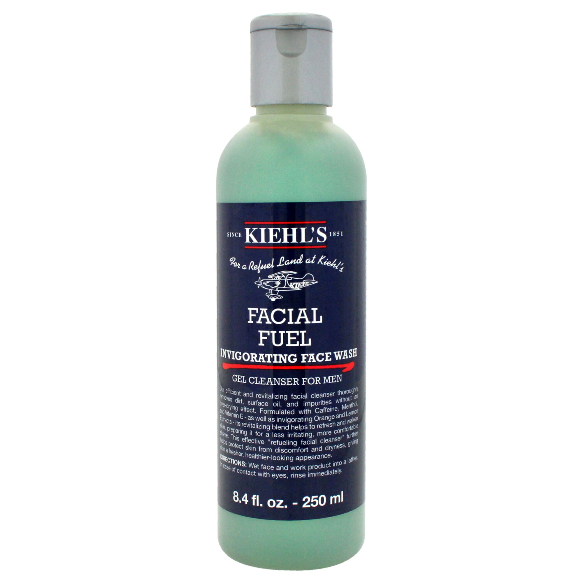 Facial Fuel Energizing Face Wash by Kiehls for Men - 8.4 oz Cleanser, See Description, hi-res image number 0