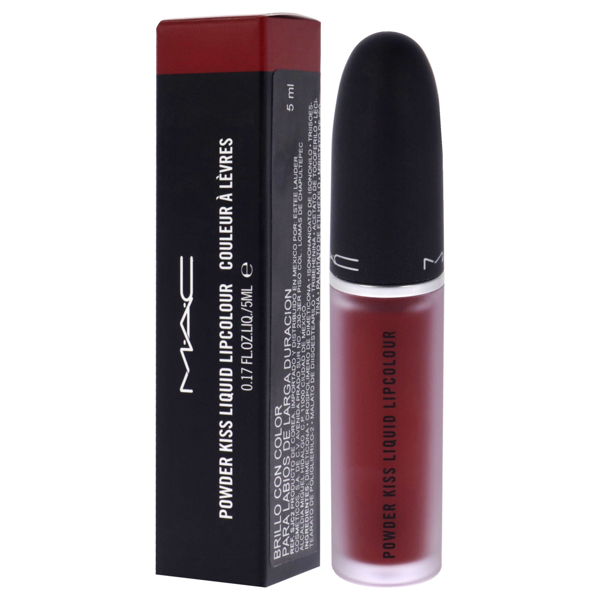 Powder Kiss Liquid Lipcolor - 975 Ruby Boo by MAC for Women - 0.17 oz Lipstick, See Description, alternate image number 2