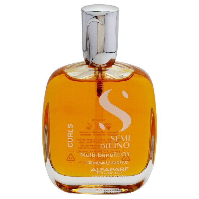 Semi Di Lino Curls Multi-Benefit Oil by Alfaparf Milano for Unisex - 3.38 oz Oil, See Description, alternate image number 3