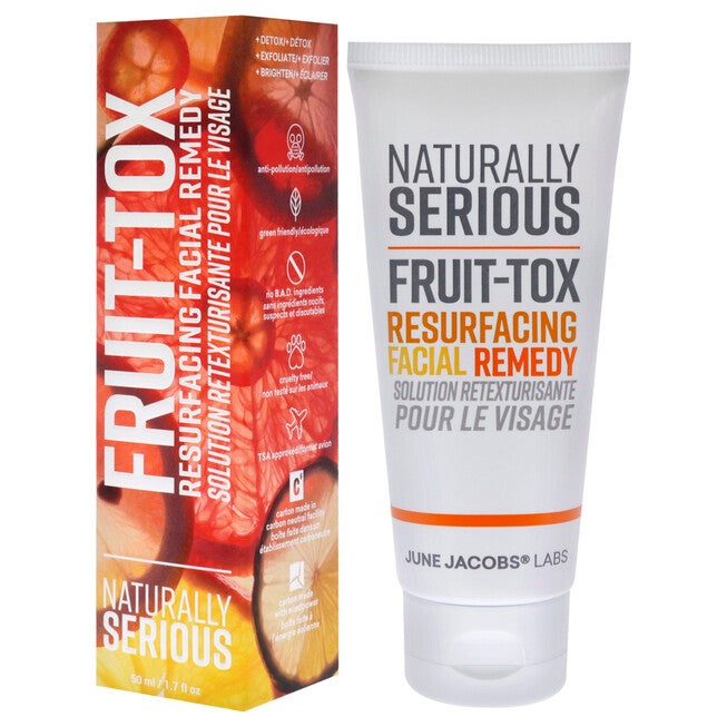 Fruit-Tox Resurfacing Facial Remedy by Naturally Serious for Unisex - 1.7 oz Exfoliator, See Description, alternate image number 3