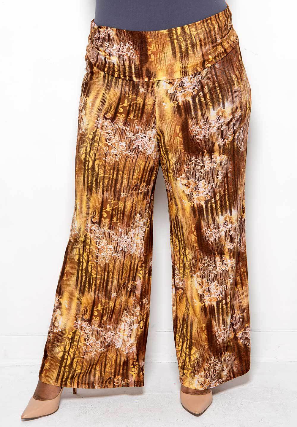 Perfect Palazzo Pants, Brown, hi-res image number 0