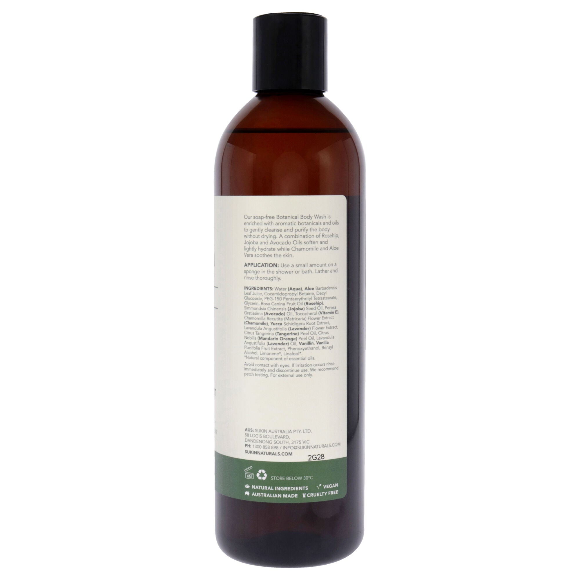 Signature Botanical Body Wash by Sukin for Women - 16.9 oz Body Wash, , alternate image number 4