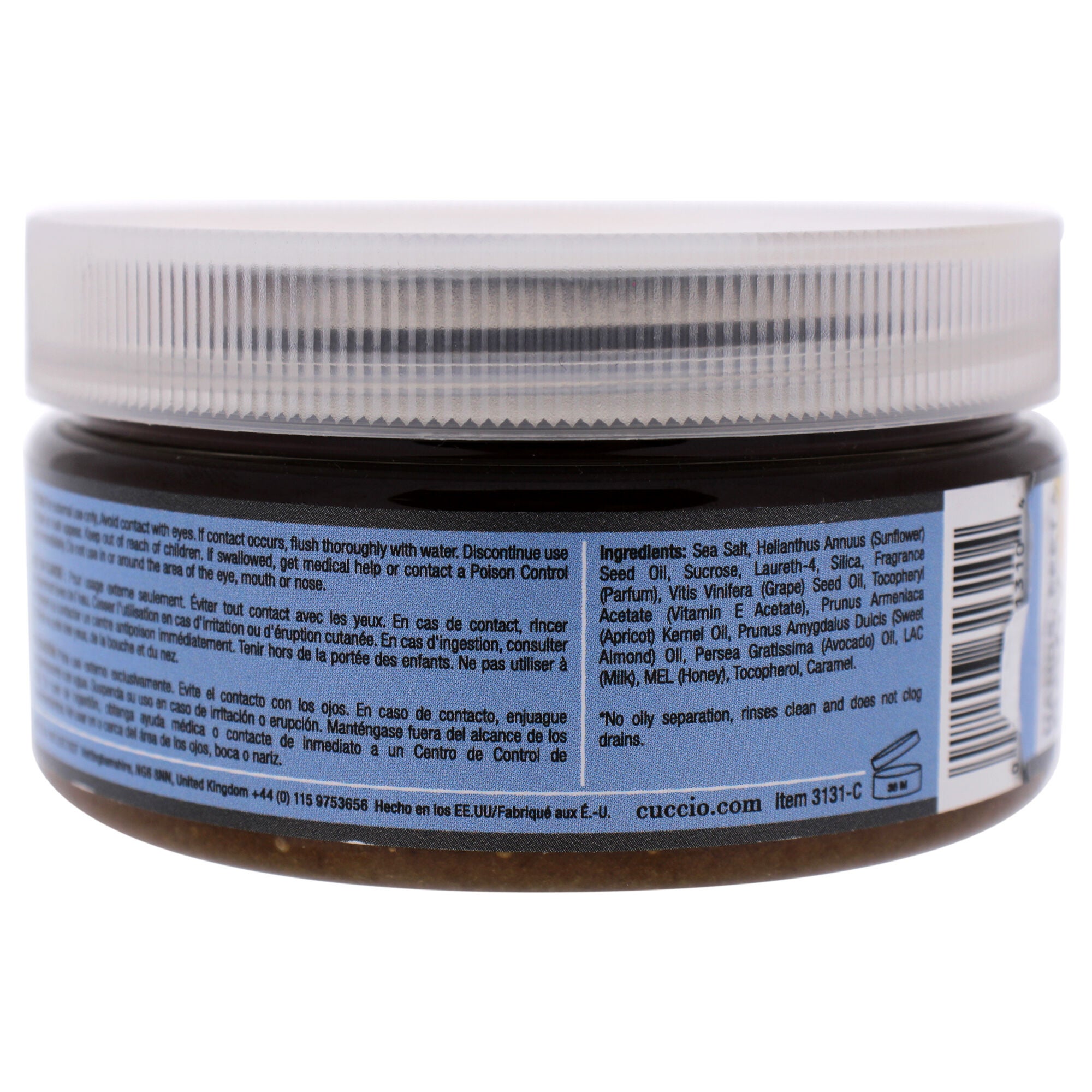 Sea Salt Scrub - Milk and Honey by Cuccio Naturale for Women - 8 oz Scrub, See Description, alternate image number 1