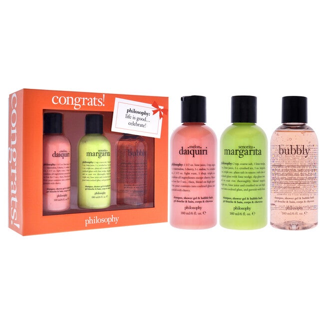 Congrats Set by Philosophy for Women - 3 Pc Gift Set, See Description, alternate image number 2