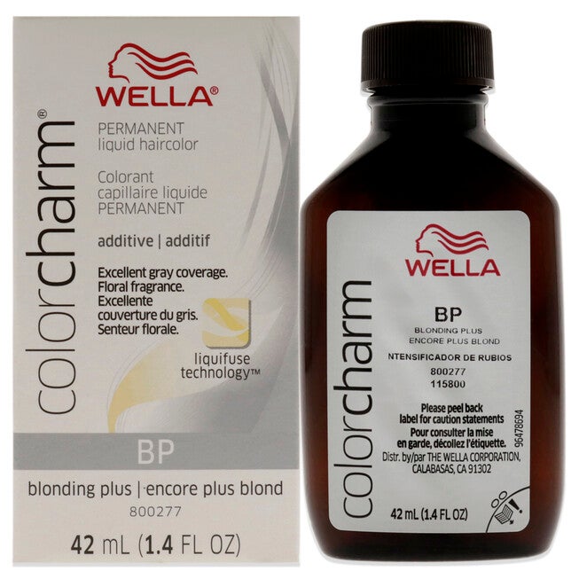Color Charm Permanent Liquid Hair Color - BP Blonding Plus by Wella for Unisex - 1.42 oz Hair Color, See Description, hi-res image number 0