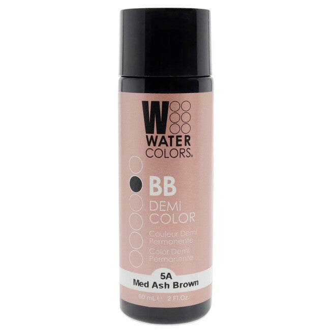 Watercolors BB Demi-Permanent Hair Color - 5A Medium Ash Brown by Tressa for Unisex - 2 oz Hair Color, See Description, hi-res image number 0