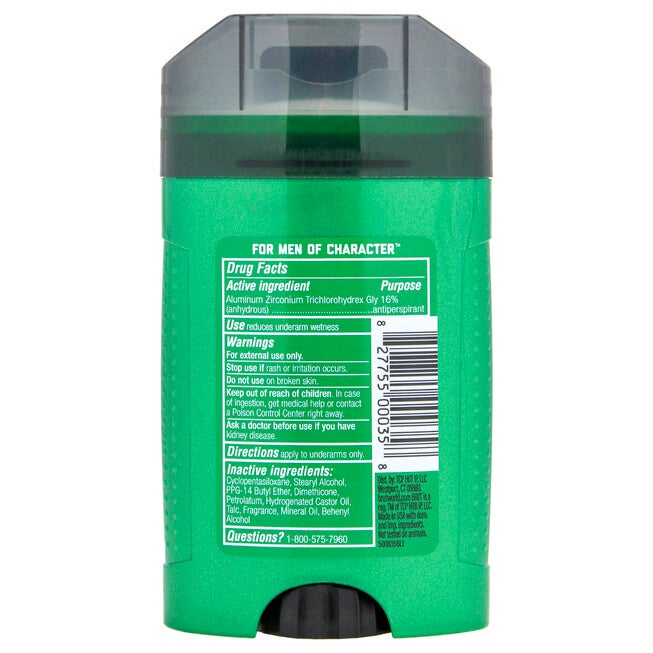 Warm Amber and Honor Antiperspirant Deodorant by Brut for Men - 2.7 oz Deodorant Stick, See Description, alternate image number 2