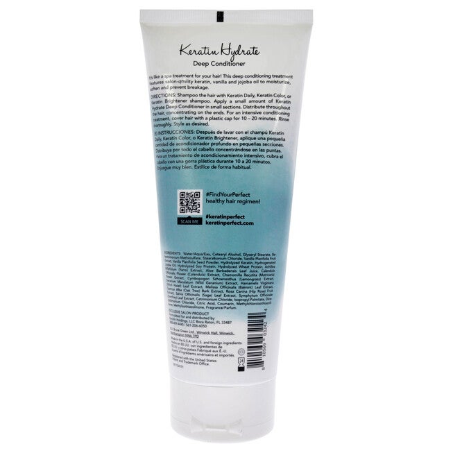 Keratin Hydrate Deep Conditioner by Keratin Perfect for Unisex - 7 oz Conditioner, , alternate image number 3