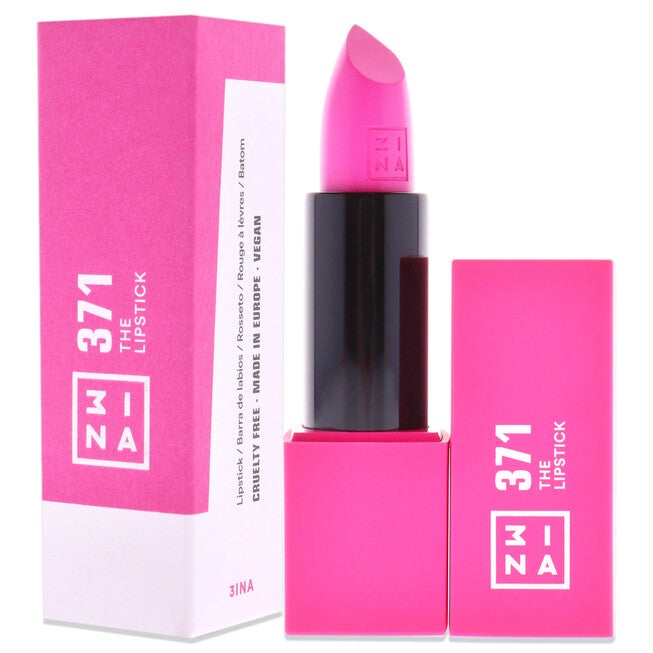 The Lipstick - 371 Hot Pink by 3INA for Women - 0.16 oz Lipstick, NA, alternate image number null
