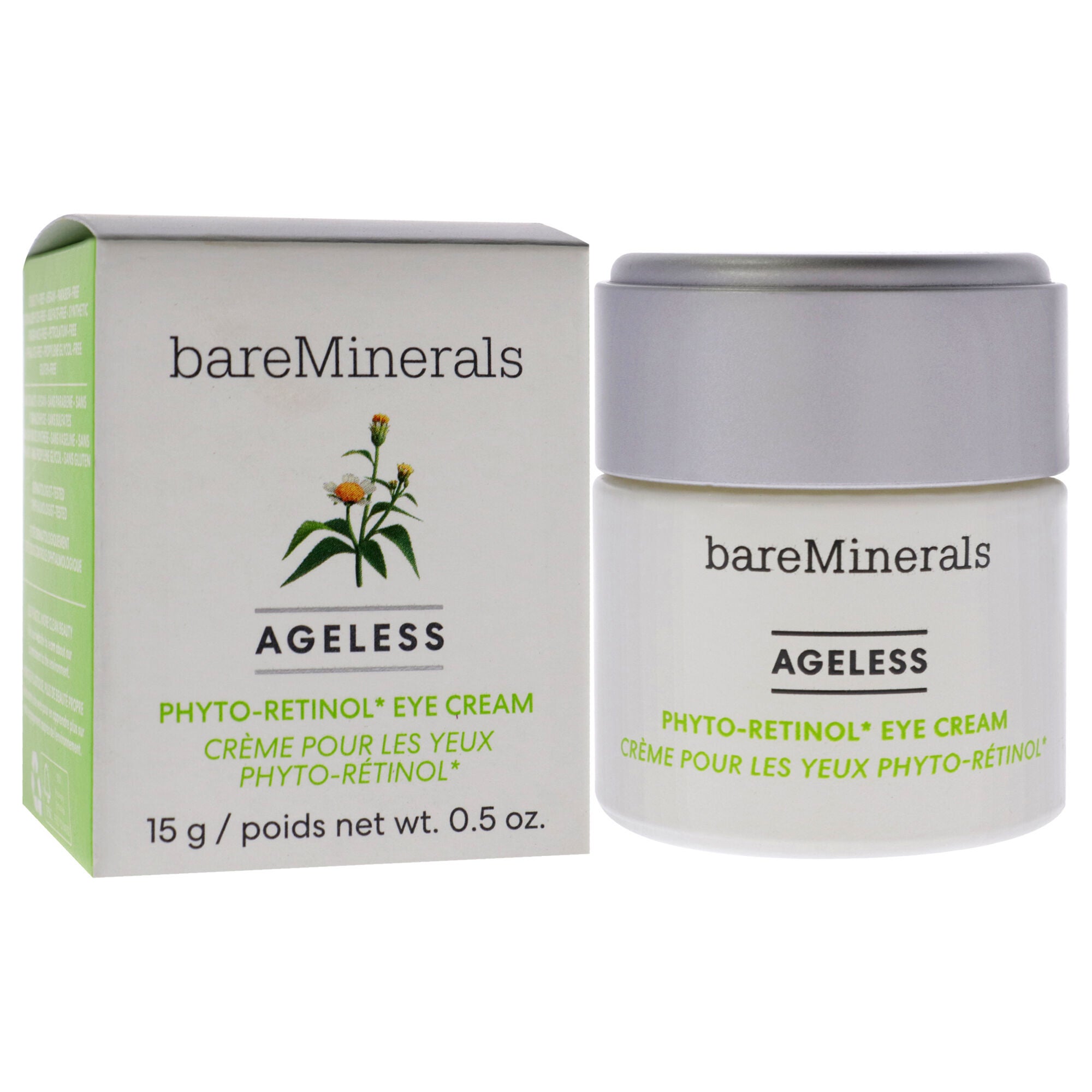Ageless Phyto-Retinol Eye Cream by bareMinerals for Unisex - 0.5 oz Cream, See Description, alternate image number 1