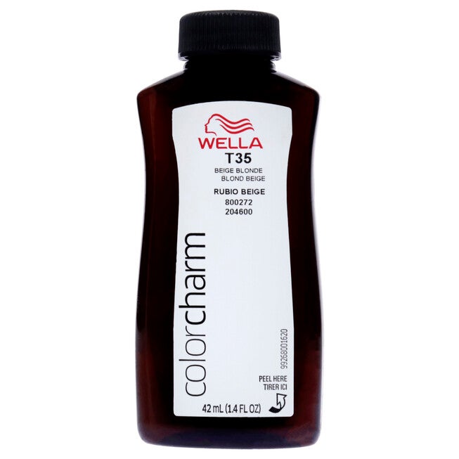 Color Charm Permanent Liquid Toner -T35 Beige Blonde by Wella for Women - 1.4 oz Toner, See Description, alternate image number 4