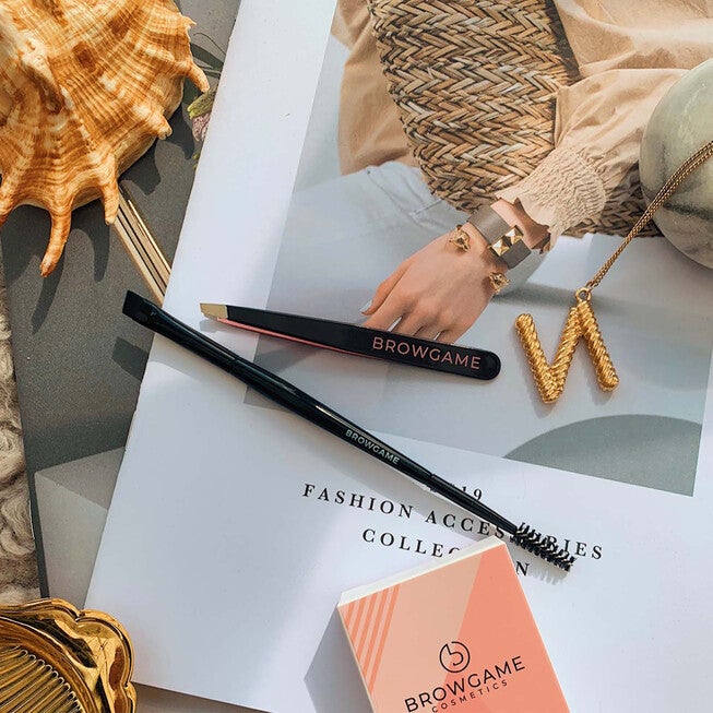 Signature Dual Ended Brow Brush by Browgame for Women - 1 Pc Brush, See Description, alternate image number 4