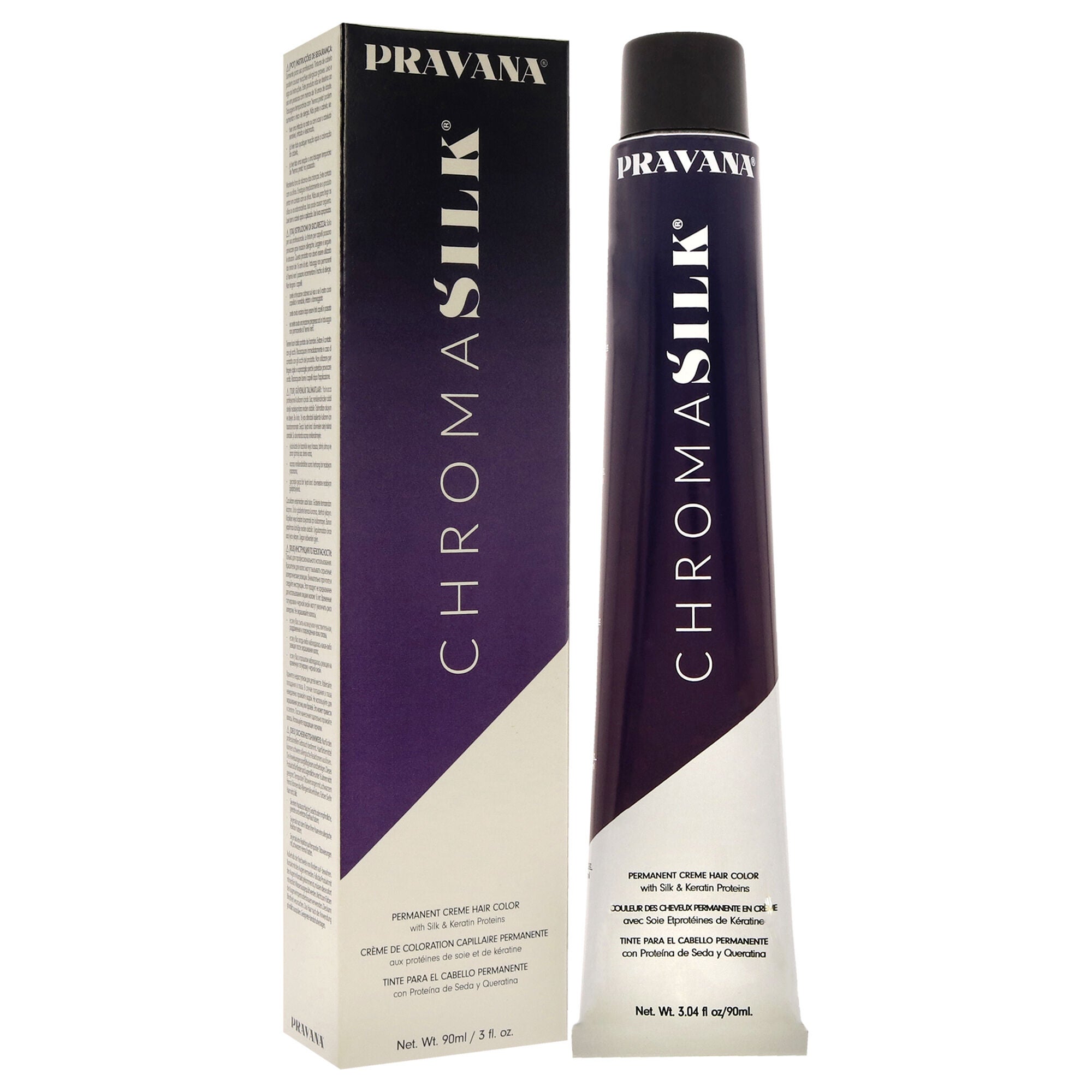 ChromaSilk Creme Hair Color - 5.37 Ligh Golden Violet Brown by Pravana for Unisex - 3 oz Hair Color, , alternate image number 6