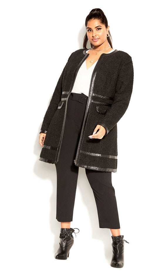 Winter Escape Coat - black, , alternate image number null