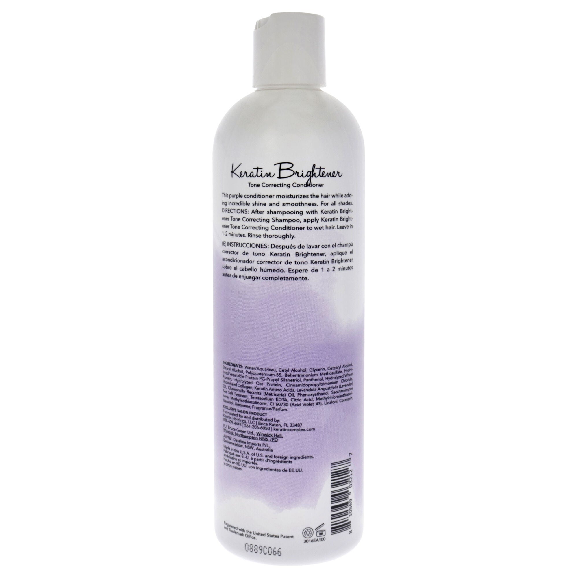 Keratin Brightener Conditioner by Keratin Perfect for Unisex - 12 oz Conditioner, See Description, alternate image number 2