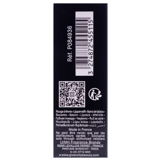 Le Rouge Sheer Velvet Matte Lipstick - 27 Rouge Infuse by Givenchy for Women - 0.12 oz Lipstick (Refillable), Pink, alternate image number 5