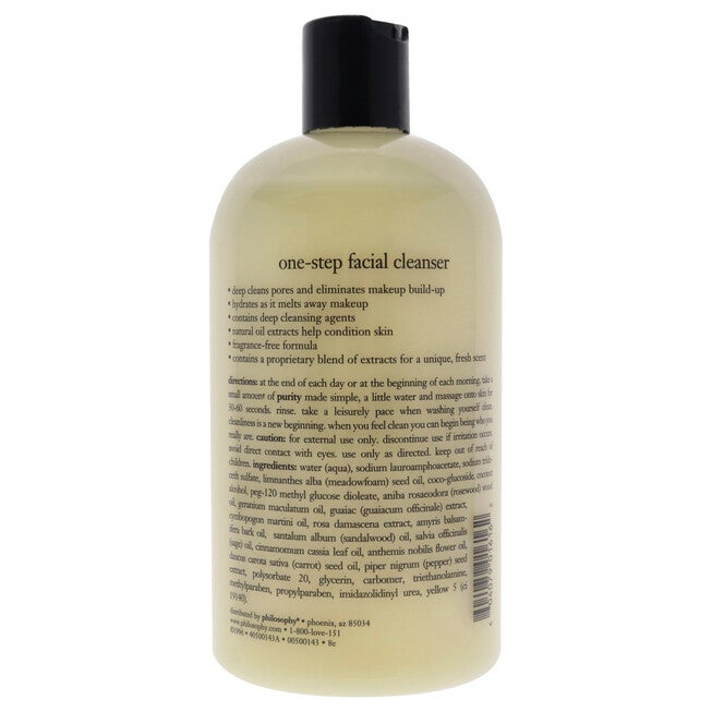 Purity Made Simple One-Step Facial Cleanser by Philosophy for Unisex - 16 oz Cleanser, See Description, alternate image number 1