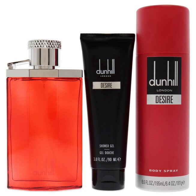 Desire Red London by Alfred Dunhill for Men - 3 Pc Gift Set 3.4oz EDT Spray, 3oz Shower Gel, 6.6oz Body Spray, , alternate image number 5