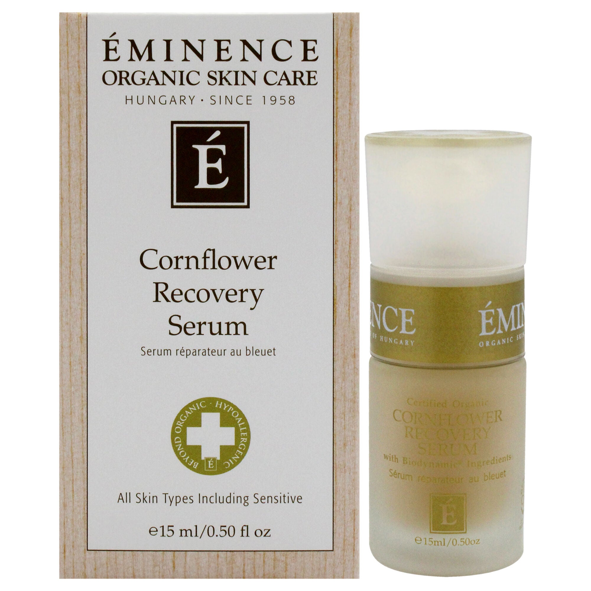 Cornflower Recovery Serum by Eminence for Unisex - 0.5 oz Serum, See Description, hi-res image number 0