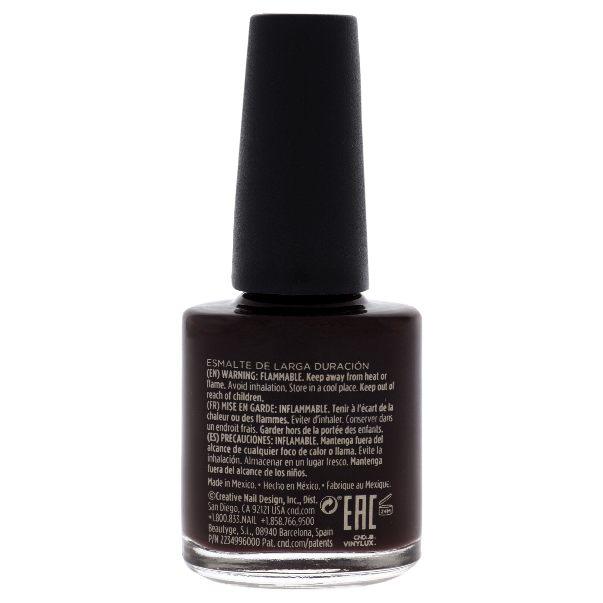 Vinylux Nail Polish - 304 Black Cherry by CND for Women - 0.5 oz Nail Polish, , alternate image number 3