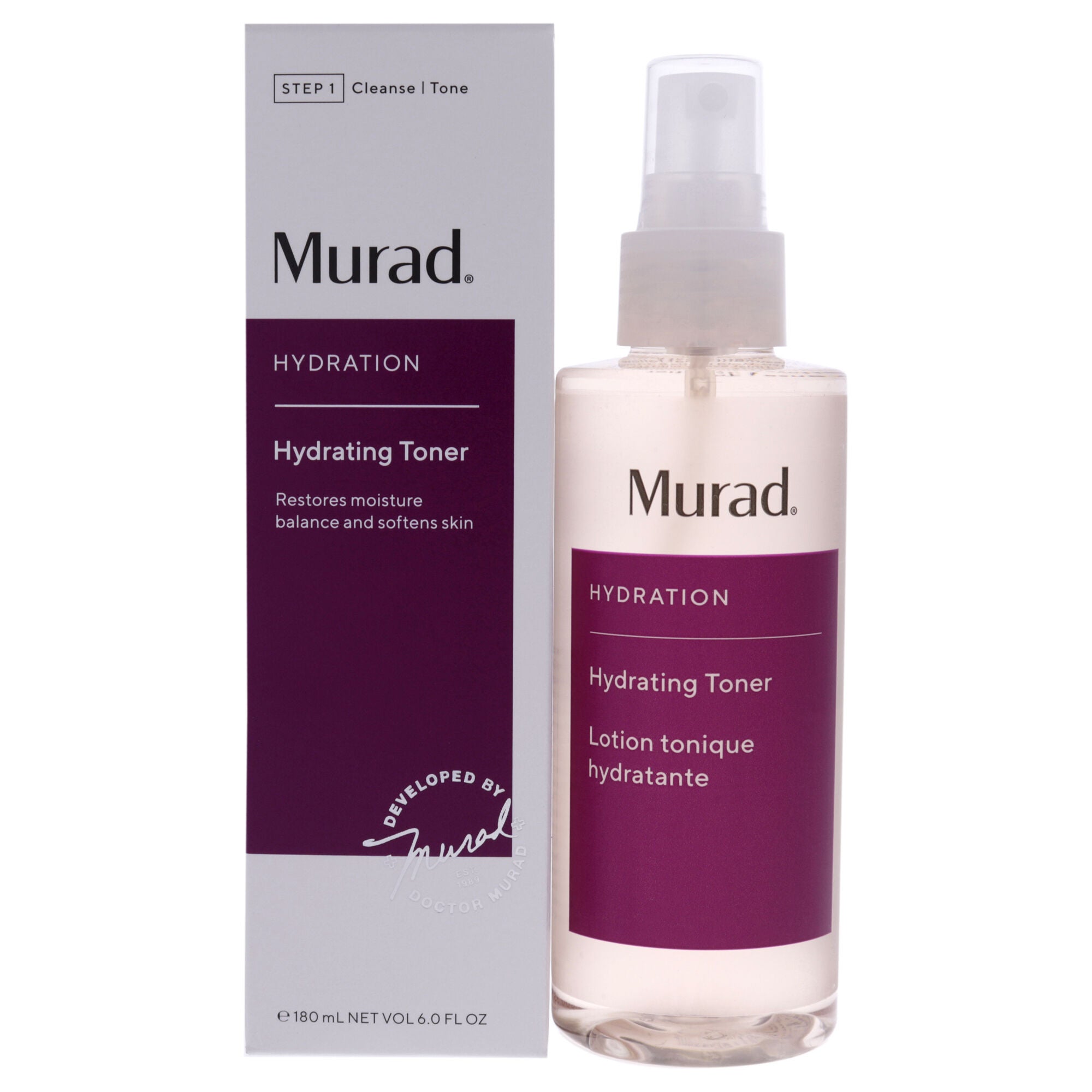 Hydration Hydrating Toner by Murad for Unisex - 6 oz Toner, See Description, hi-res image number 0