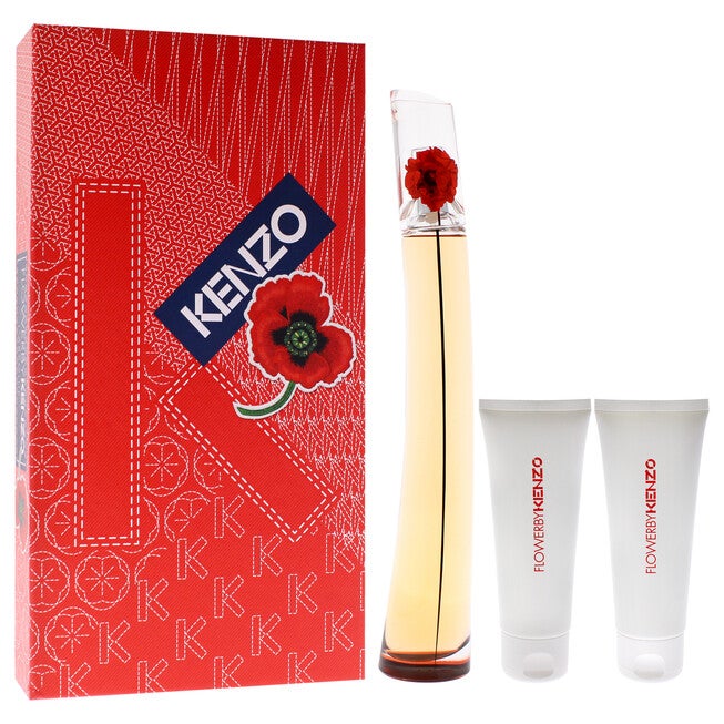 Flower LAbsolue by Kenzo for Women - 3 Pc Gift Set 3.3oz EDP Spray, 2 x 2.5oz Body Cream, See Description, alternate image number 2
