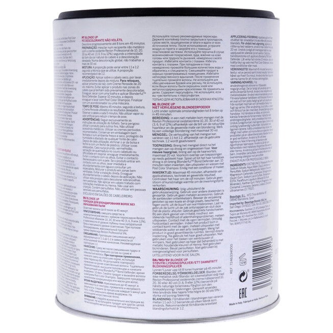 Blonderful Blonde Up Lightening Powder 8 Levels by Revlon for Unisex - 17.6 oz Powder, See Description, alternate image number 1