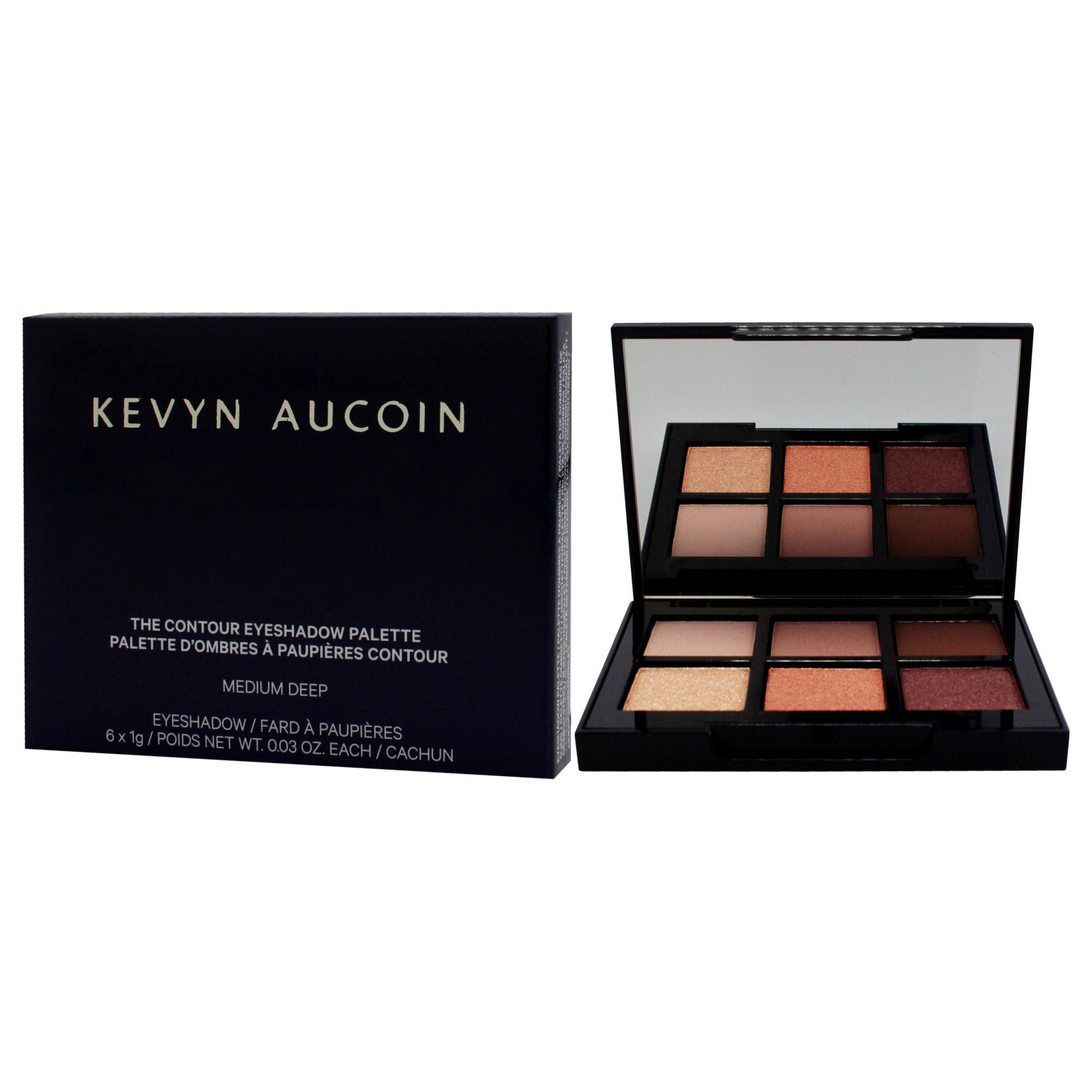 The Contour Eyeshadow Palette - Medium Deep by Kevyn Aucoin for Women - 0.18 oz Eye Shadow, , alternate image number 9
