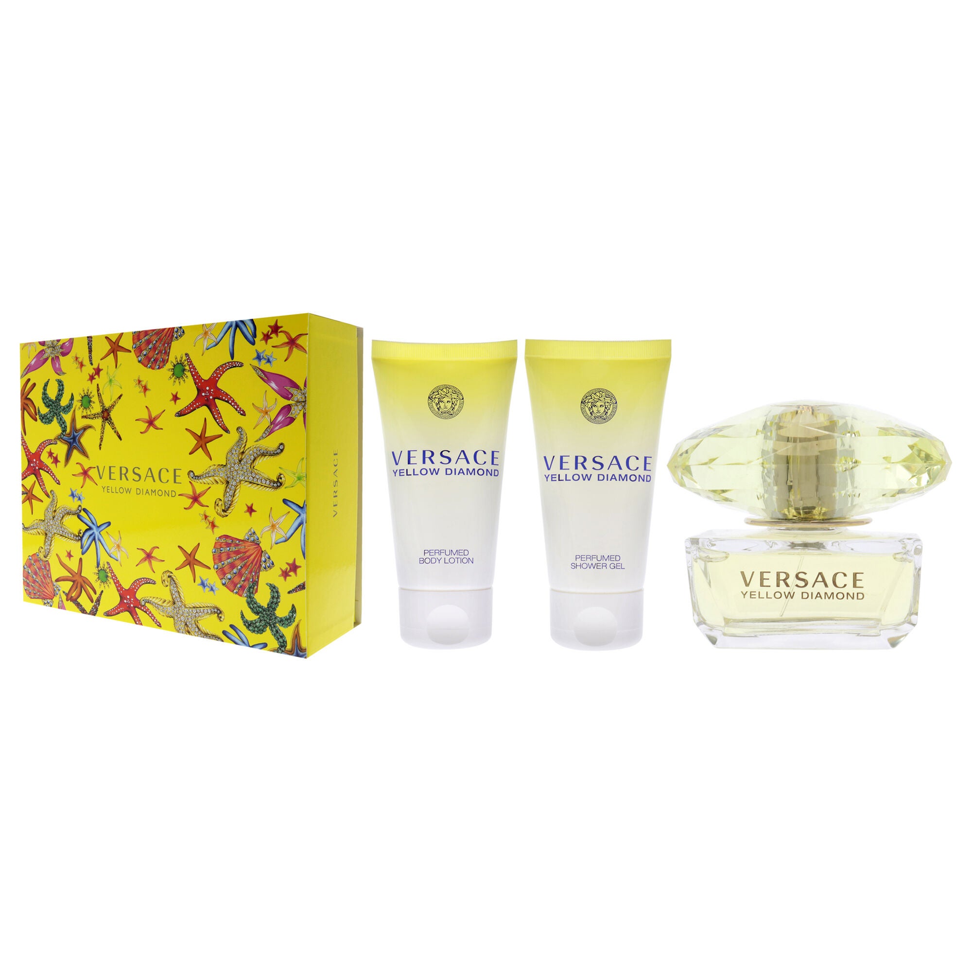 Versace Yellow Diamond by Versace for Women - 3 Pc Gift Set 1.7oz EDT Spray, 1.7oz Perfumed Shower Gel, 1.7oz Perfumed Body Lotion, , alternate image number 8
