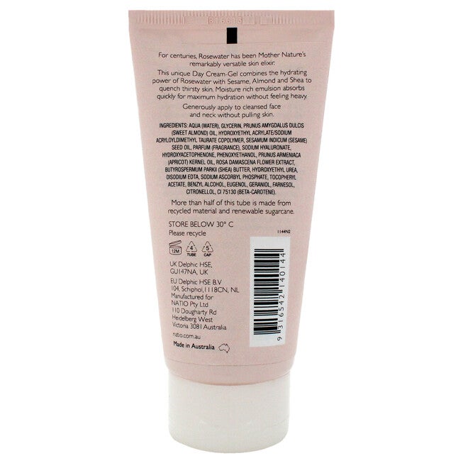 Rosewater Moisture Boost Day Cream-Gel by Natio for Women - 2.5 oz Cream, See Description, alternate image number 2