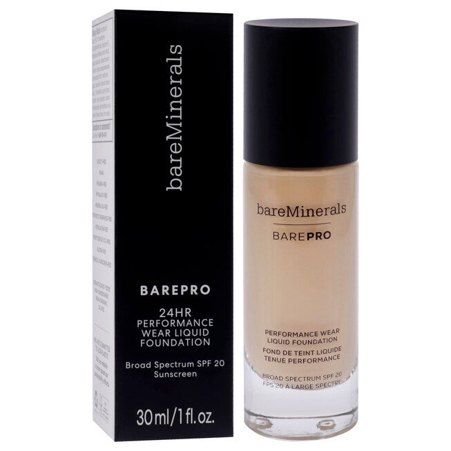 Barepro Performance Wear Liquid Foundation SPF 20 - 14 Silk by bareMinerals for Women - 1 oz Foundation, See Description, alternate image number 2