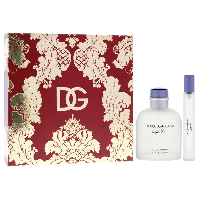 Light Blue by Dolce and Gabbana for Men - 2 Pc Gift Set 4.2oz EDT Spray, 0.33oz EDT Spray, See Description, alternate image number 2