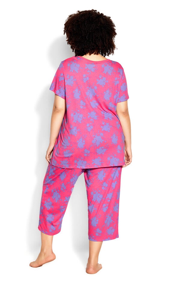 Short Sleeve Sleep Top - pink, , alternate image number 2