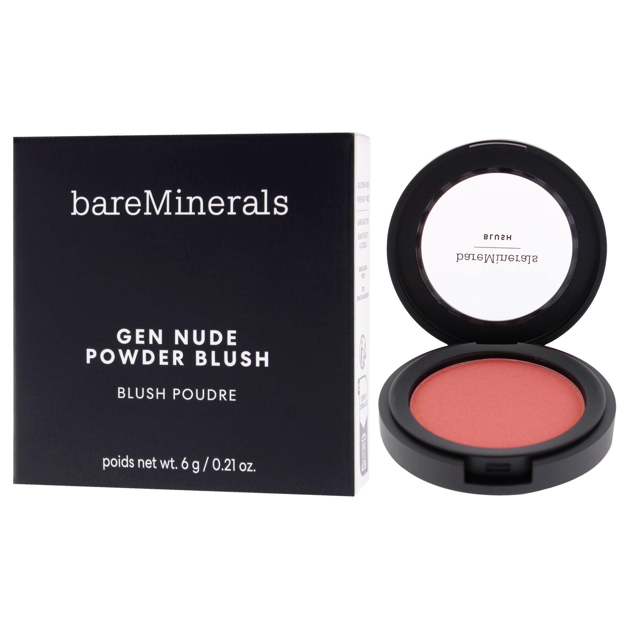 Gen Nude Powder Blush - Pink Me Up by bareMinerals for Women - 0.21 oz Blush, Pink, alternate image number 3