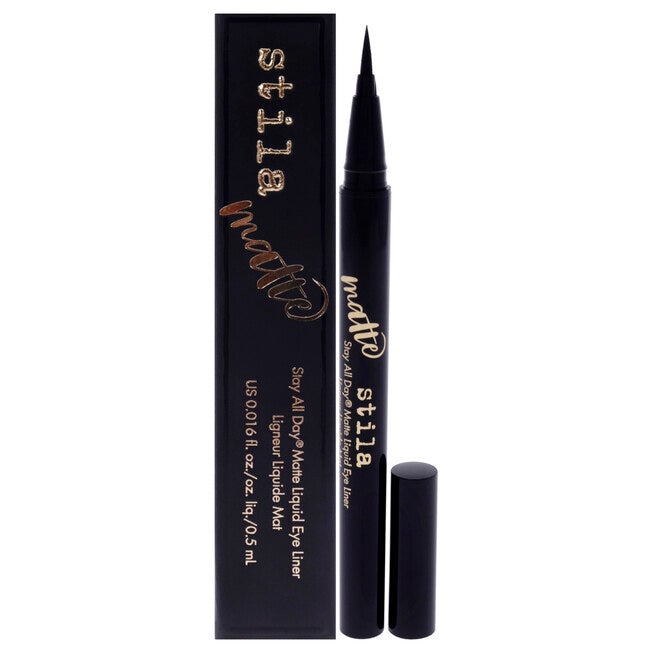 Stay All Day Matte Liquid Eye Liner - Intense Black by Stila for Women - 0.016 oz Eyeliner, See Description, hi-res image number 0