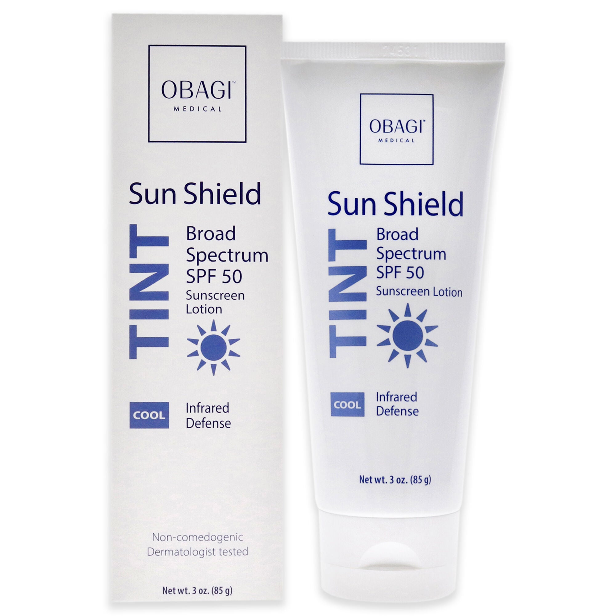 Sun Shield Tint SPF 50 - Cool by Obagi for Unisex - 3 oz Sunscreen, See Description, hi-res image number 0