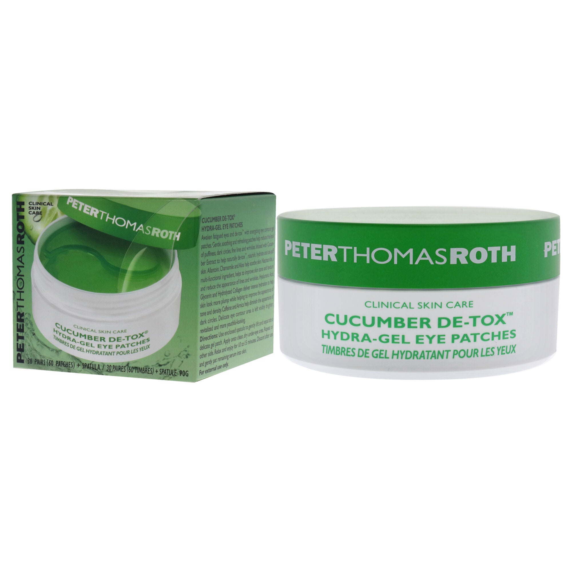 Cucumber De-Tox Hydra-Gel Eye Patches by Peter Thomas Roth for Unisex - 60 Pc Patches, , alternate image number 8