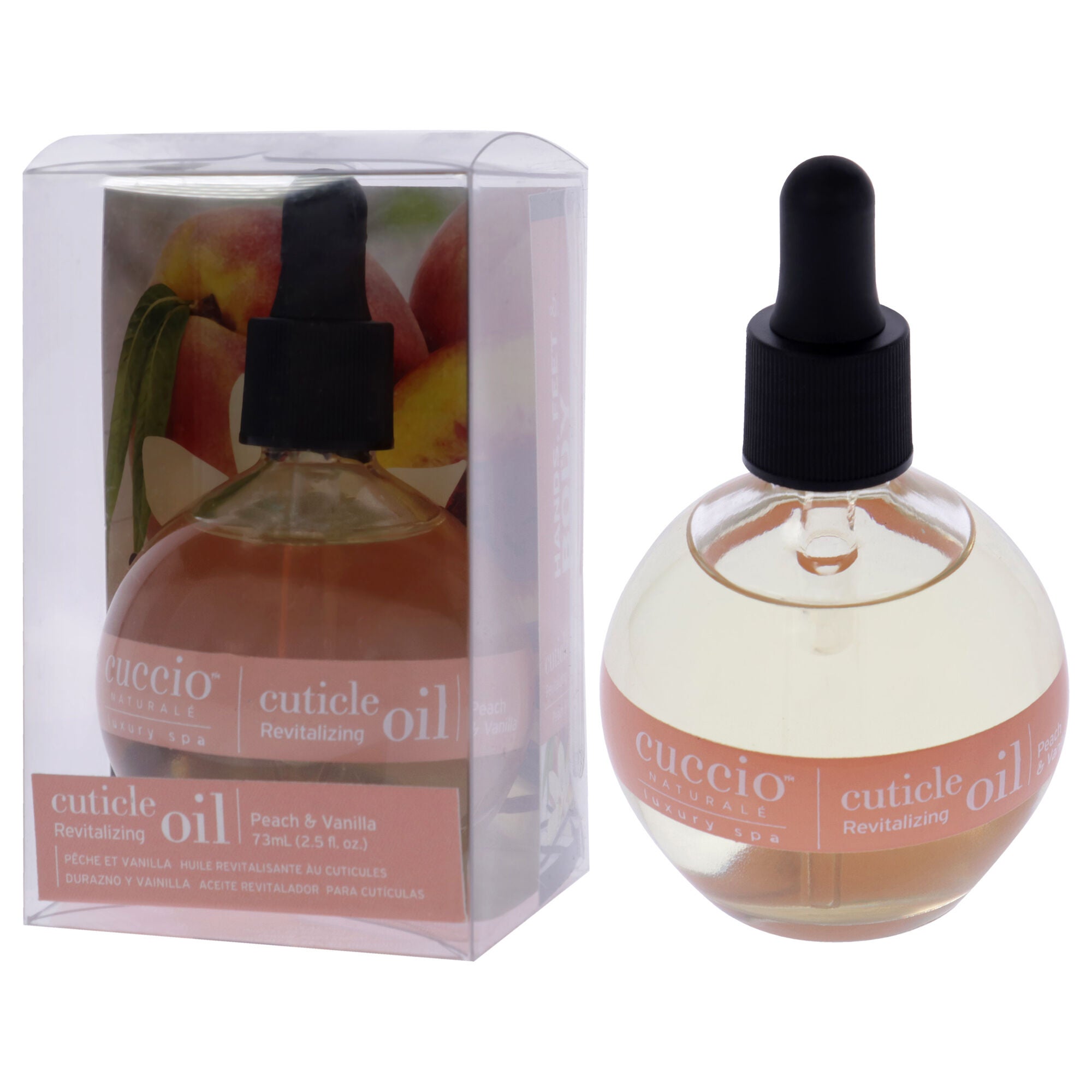 Cuticle Revitalizing Oil - Peach and Vanilla by Cuccio Naturale for Unisex - 2.5 oz Oil, See Description, alternate image number 3