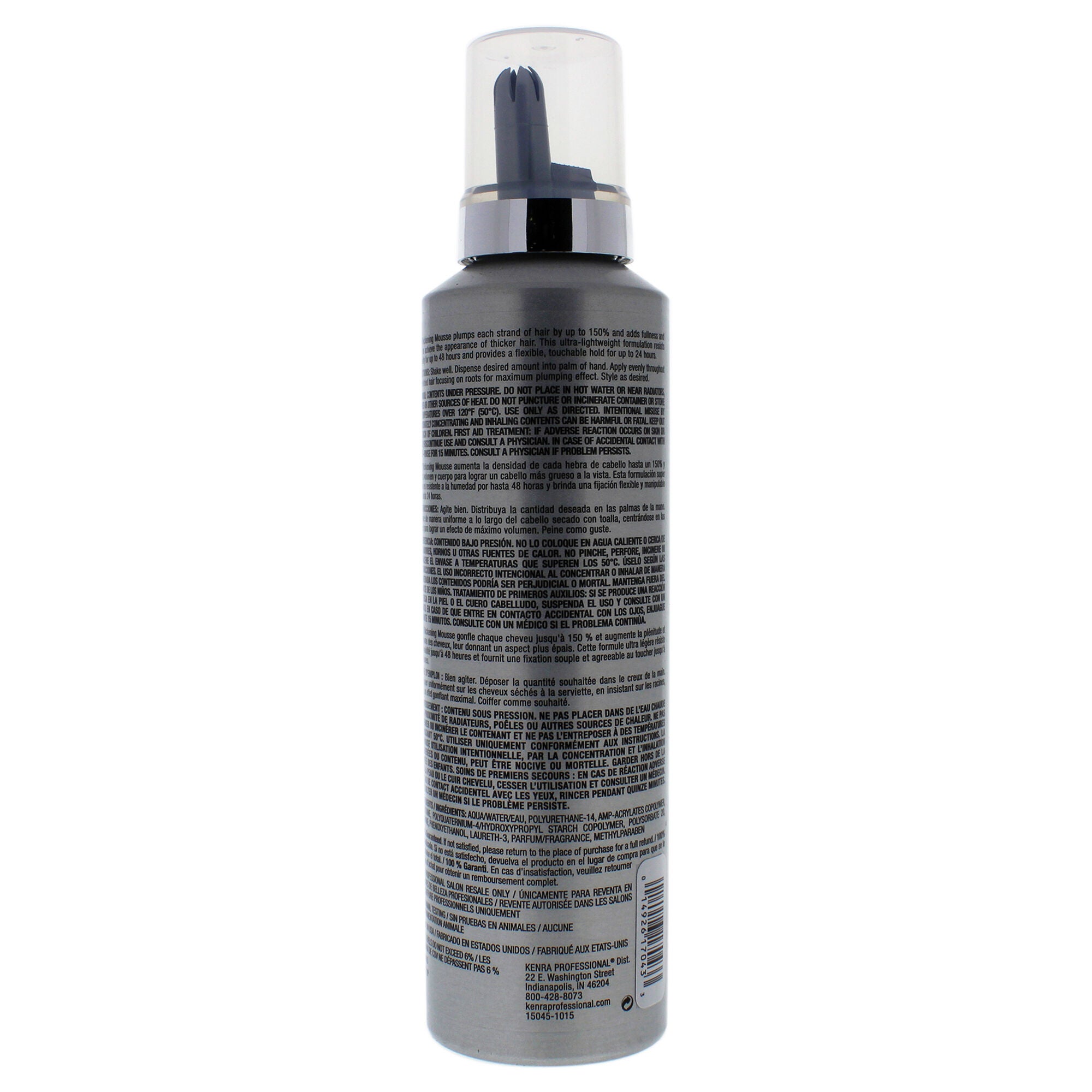 Platinum Thickening Mousse - 12 by Kenra for Unisex - 6.7 oz Mousse, See Description, alternate image number 1
