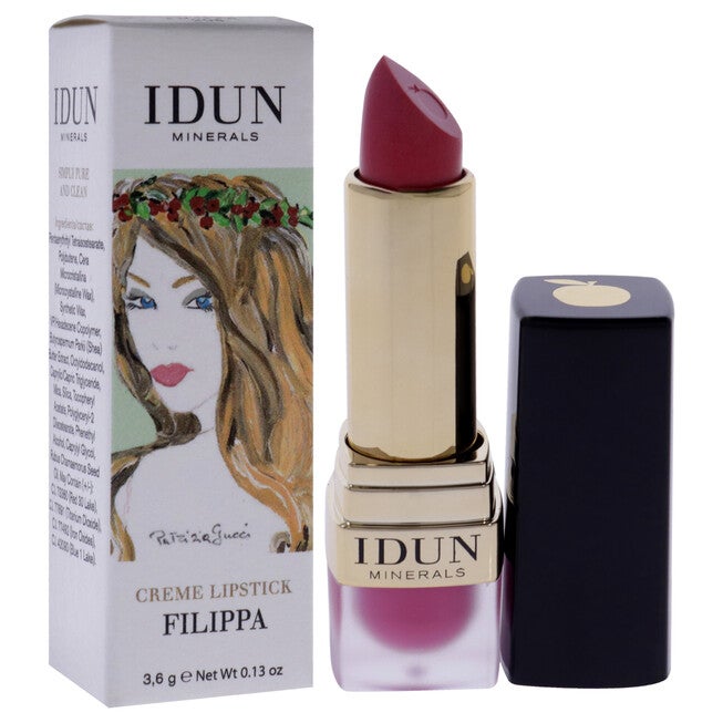 Creme Lipstick - 204 Filippa by Idun Minerals for Women - 0.13 oz Lipstick, NA, alternate image number null