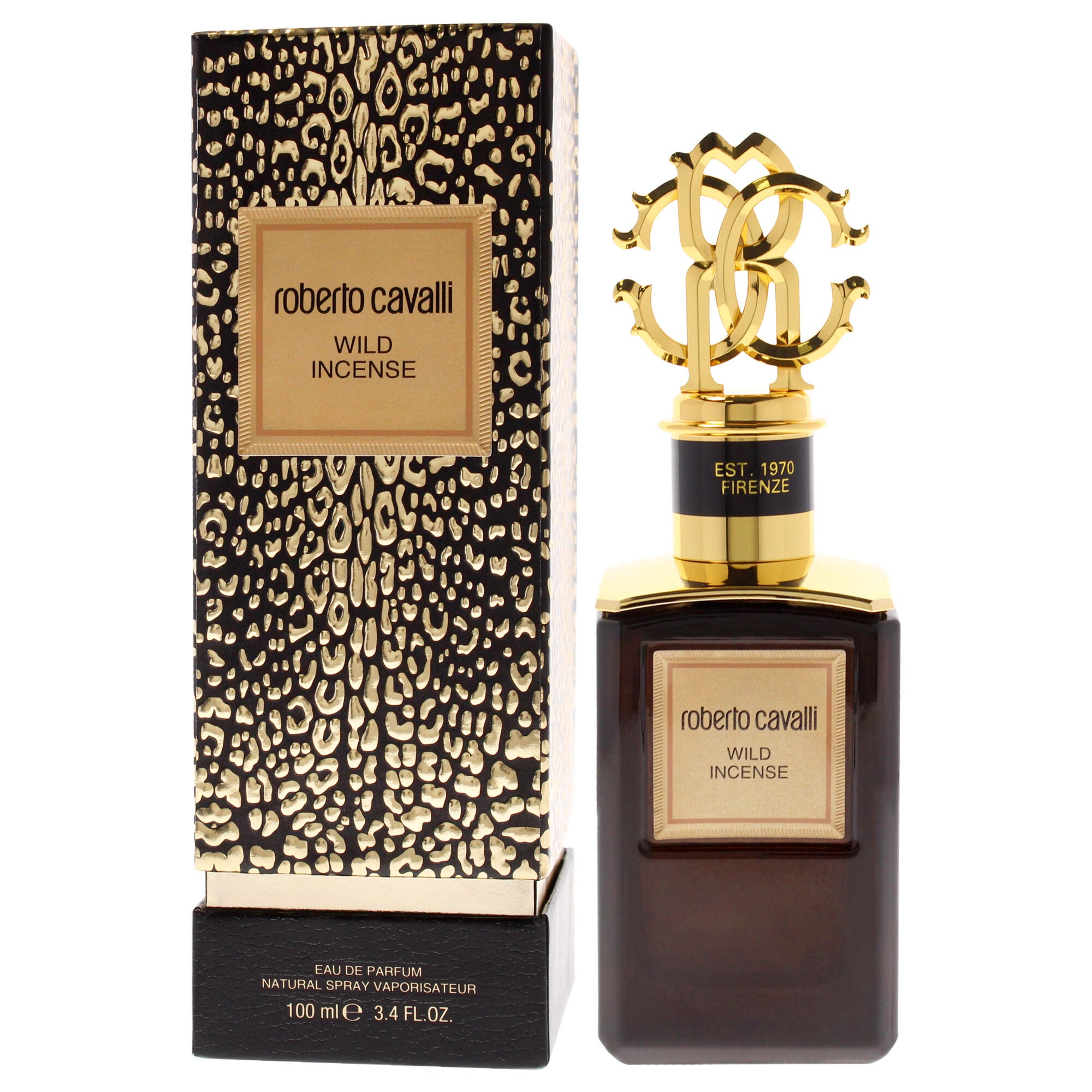 Gold Collection - Wild Incense by Roberto Cavalli for Unisex - 3.4 oz EDP Spray, Clear, alternate image number 3
