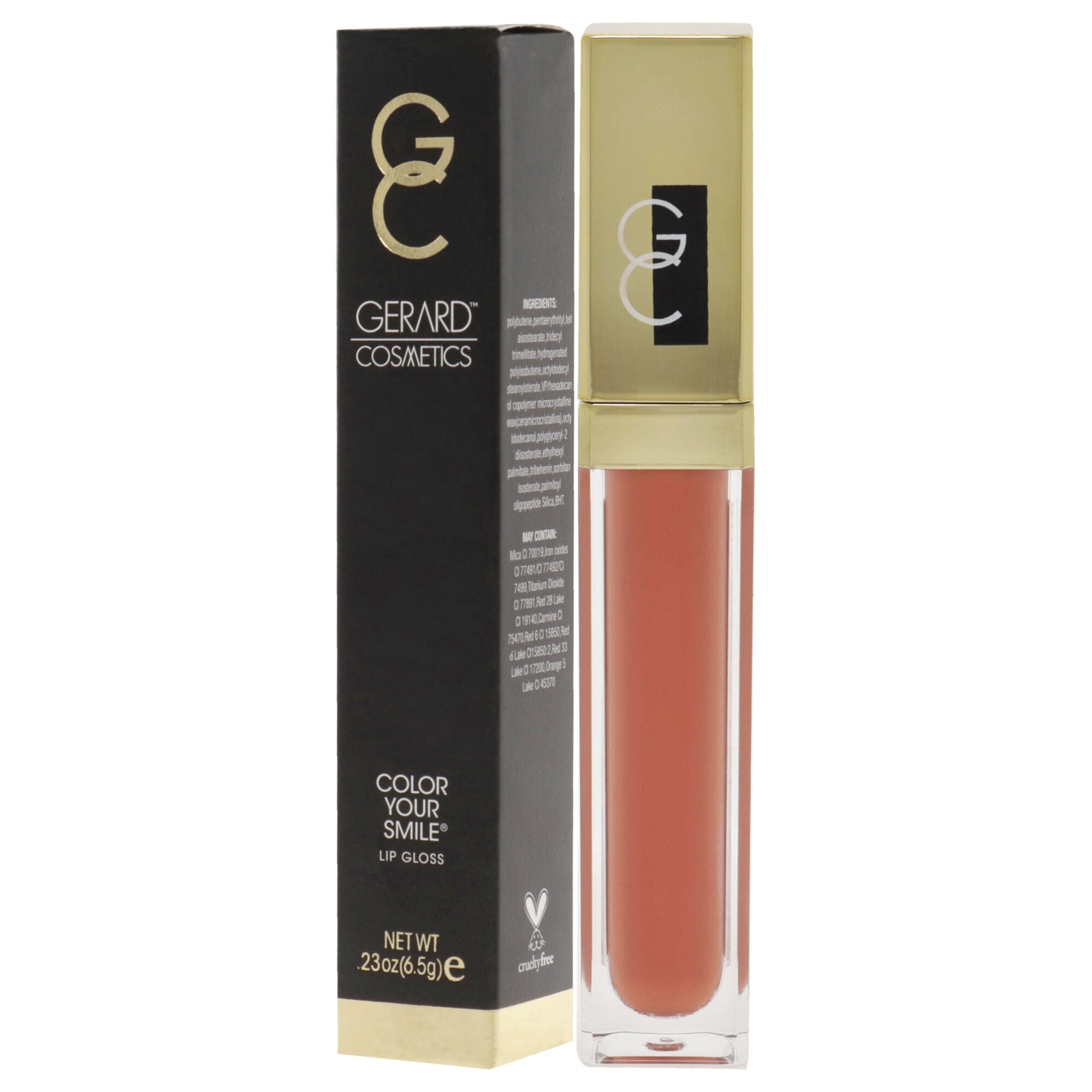 Color your Smile Lighted Lip Gloss - Salmon by Gerard Cosmetic for Women - 0.23 oz Lip Gloss, , alternate image number 7