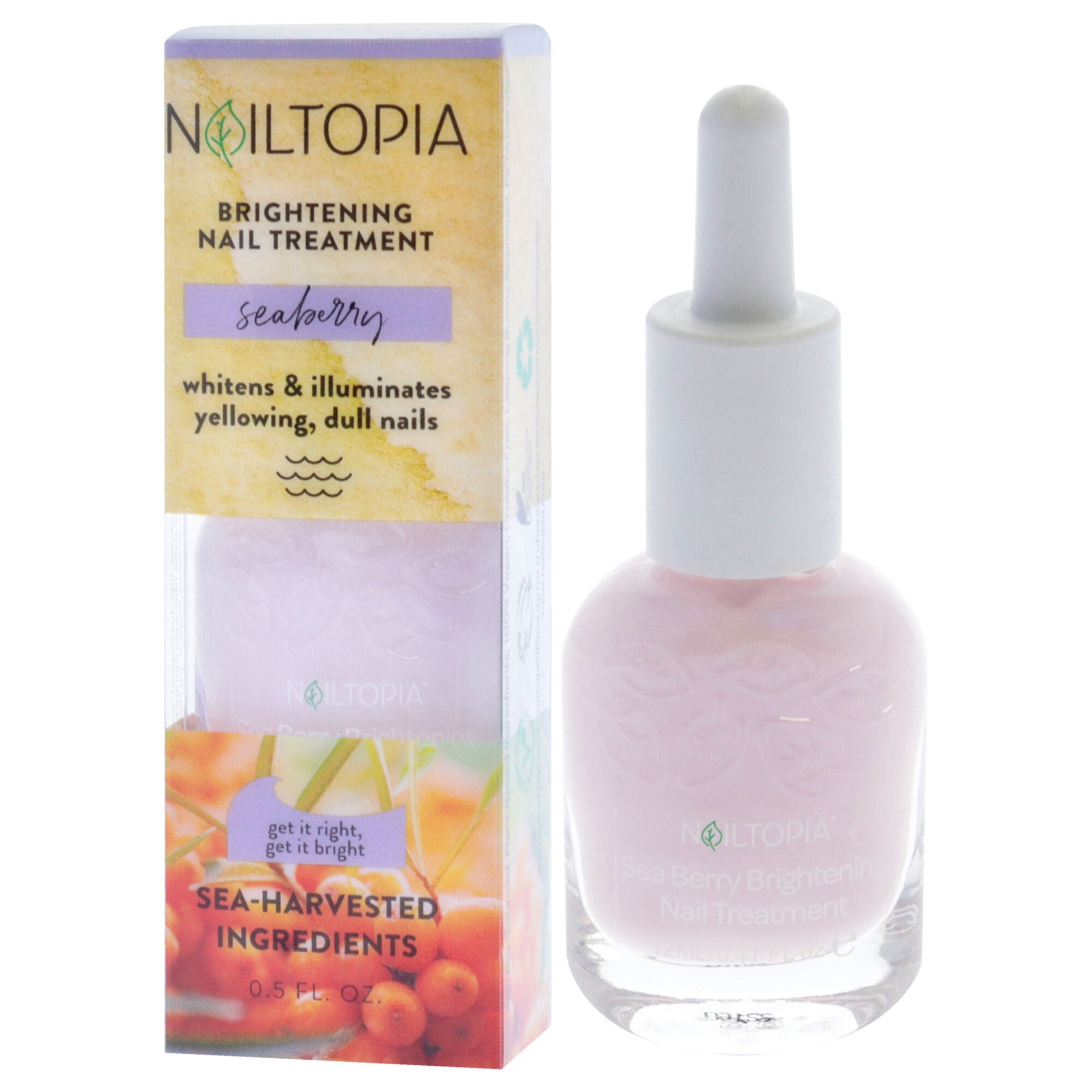 Brightening Nail Treatment - Sea Berry by Nailtopia for Women - 0.5 oz Nail Treatment, See Description, alternate image number 3