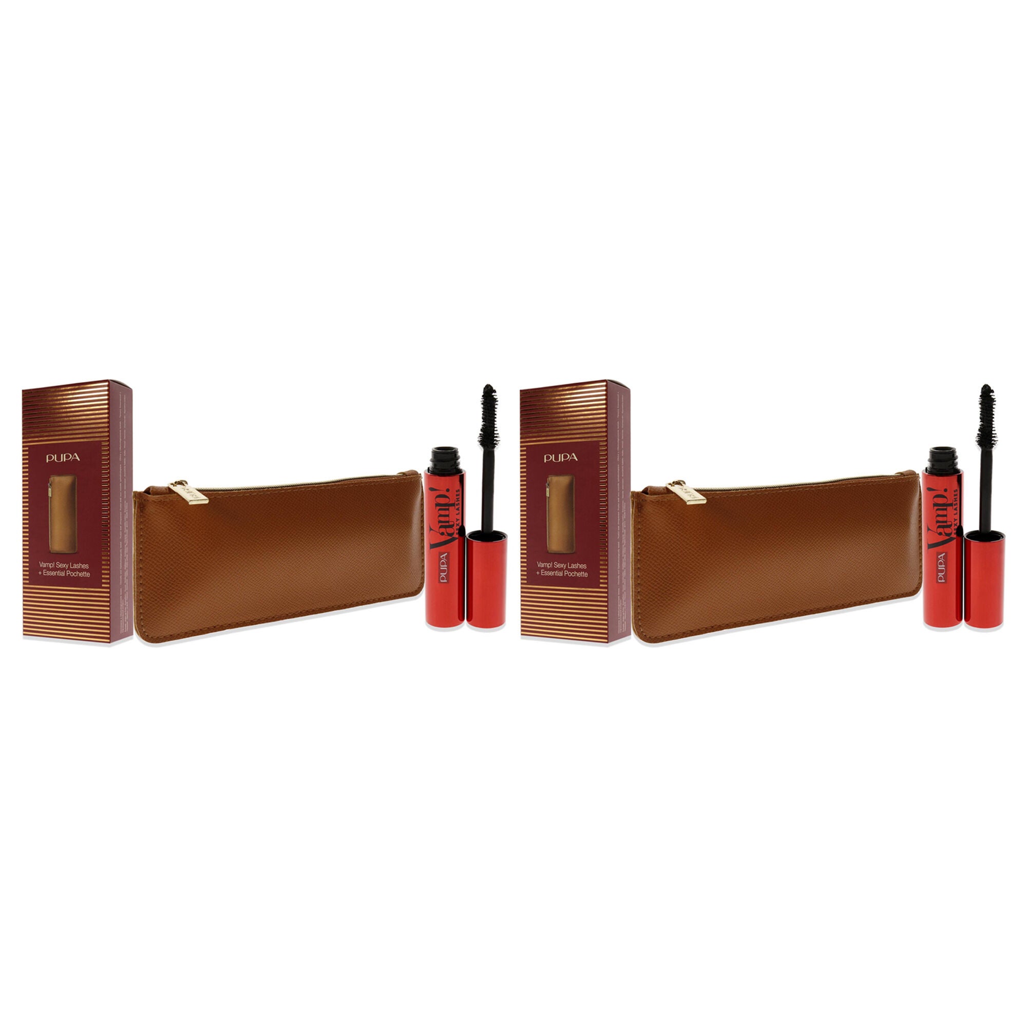 Vamp! Sexy Lashes Set by Pupa Milano for Women - 2 Pc 0.40oz Vamp! Sexy Lashes Mascara - 011 Black, ClutchBag - Pack of 2, See Description, alternate image number 3