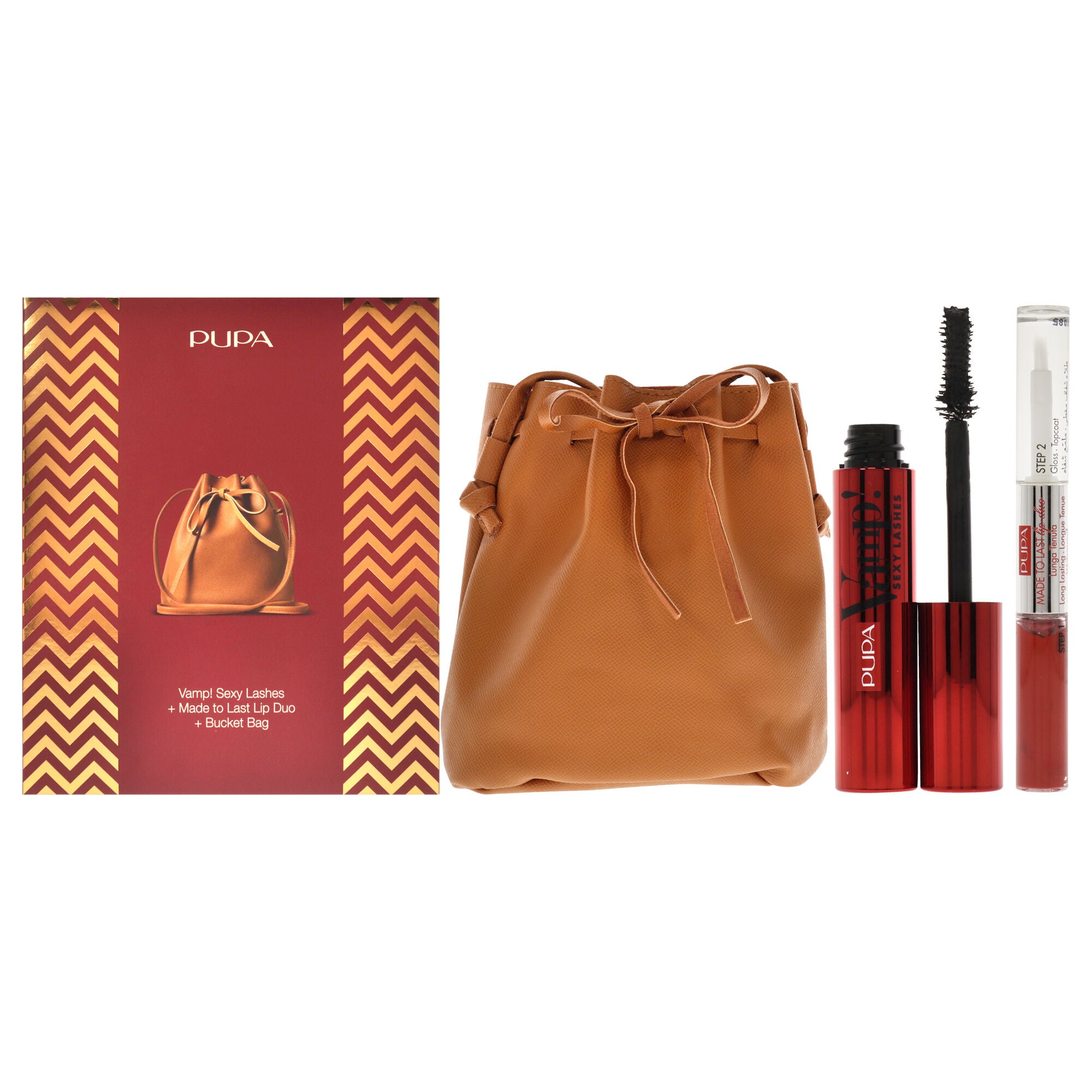 Vamp! Sexy Lashes and Made to Last Lip Set by Pupa Milano for Women - 3 Pc Set, See Description, hi-res image number 0
