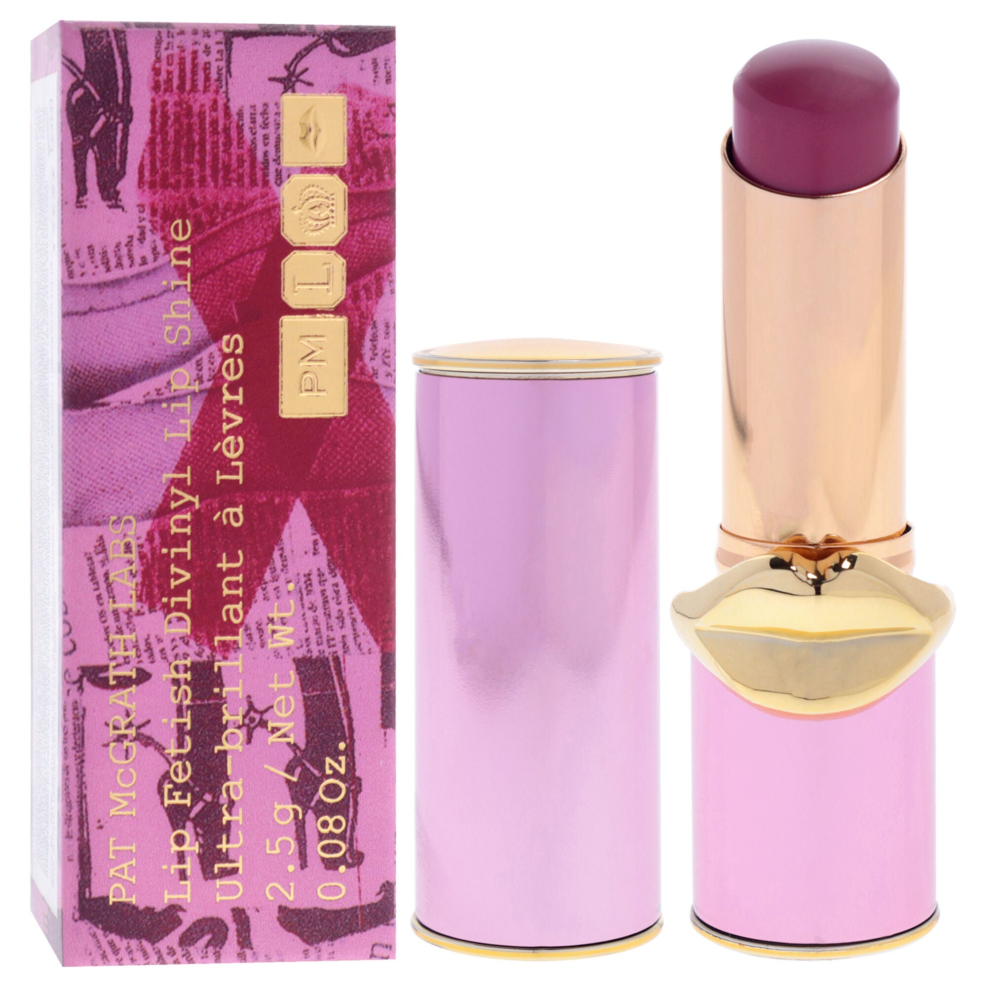 Lip Fetish Divinyl Lip Shine - Belle Amour by Pat Mcgrath Labs for Women - 0.08 oz Lipstick, Pink, alternate image number 2