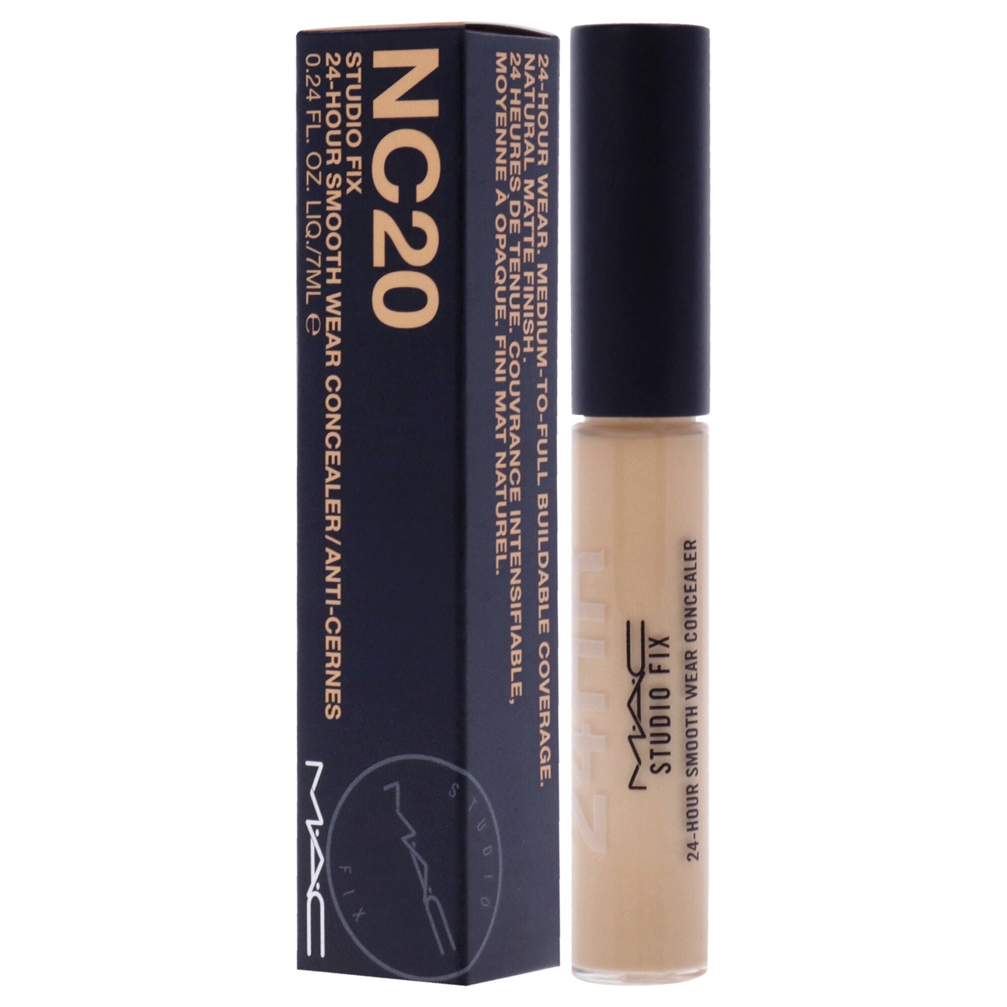 Studio Fix 24 Hour Smooth Wear Concealer - NC20 by MAC for Women - 0.24 oz Concealer, , alternate image number 7