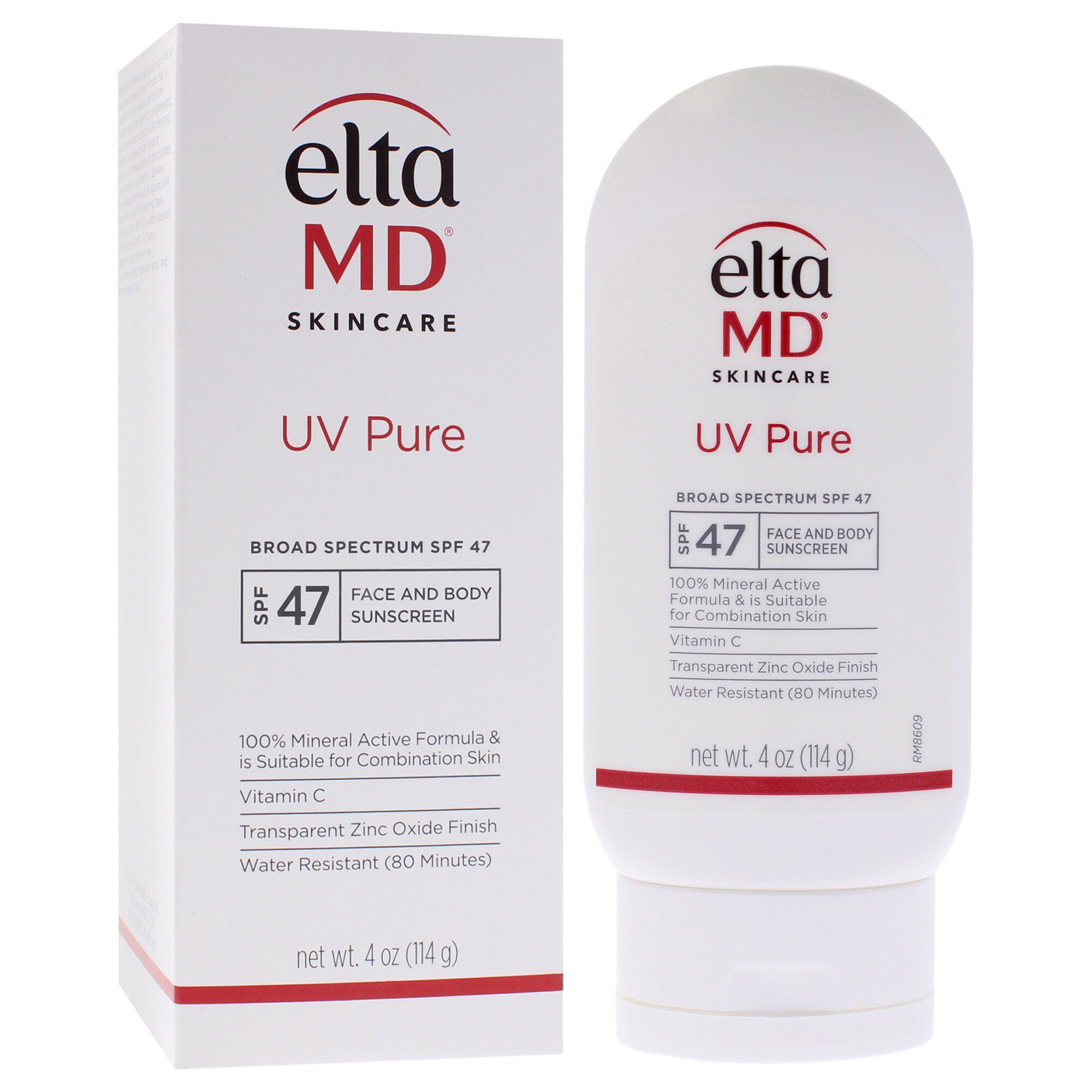 UV Pure Face and Body Physical Sunscreen SPF47 by EltaMD for Unisex - 4 oz Sunscreen, See Description, alternate image number 1
