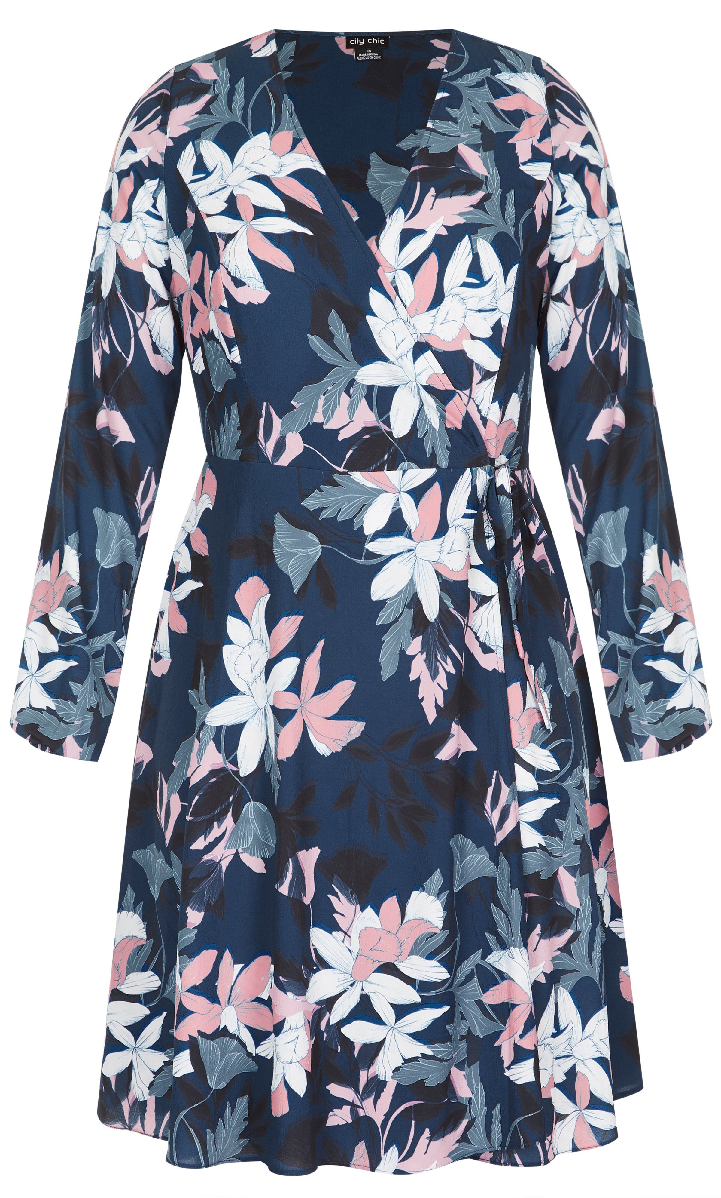Luna Floral Dress - blue, , alternate image number 2